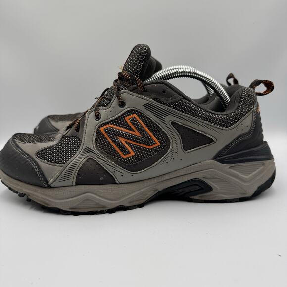 New Balance Size 10.5 E Mens 481 V3 MT481LC3 Gray Trail Running Shoes Sneakers - Picture 1 of 7